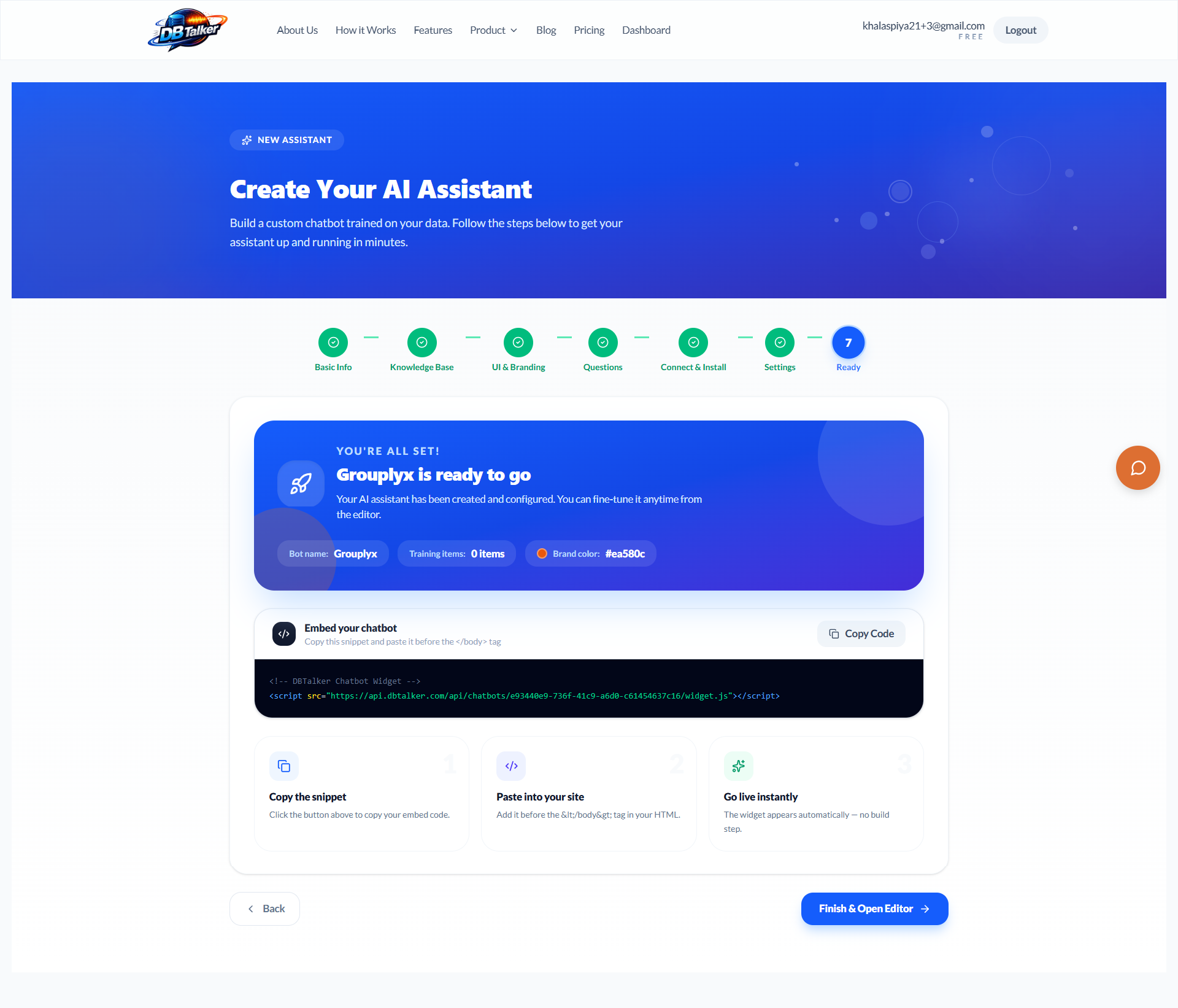 Review and Launch
